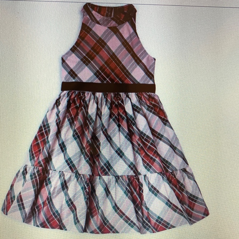 Janie and Jack x American Girl Red and Black Plaid Dress